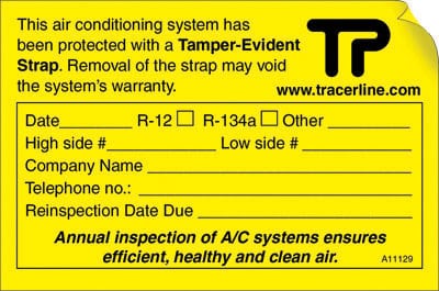 Tamper-Evident Strap Certificate | I-86 Truck Repair & Auto Service